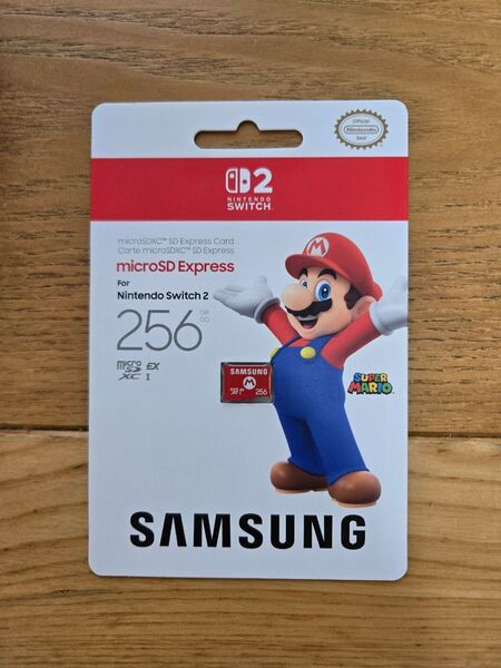 未使用★【純正】 Samsung microSD Express Card 256GB for Nintendo Switch 2
