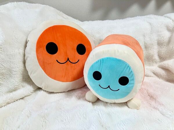 太鼓の達人 どんかつのお顔ぬいぐるみ&めちゃもふぐっとぬいぐるみ~和田かつ~ 2点セット【クーポン利用で500円引き★】