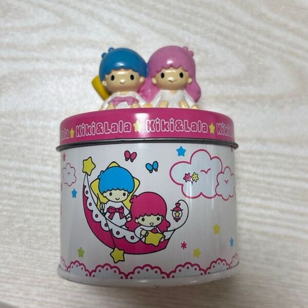 キキララ Sanrio リトルツインスターズ 年代物 缶 小物入れ レア