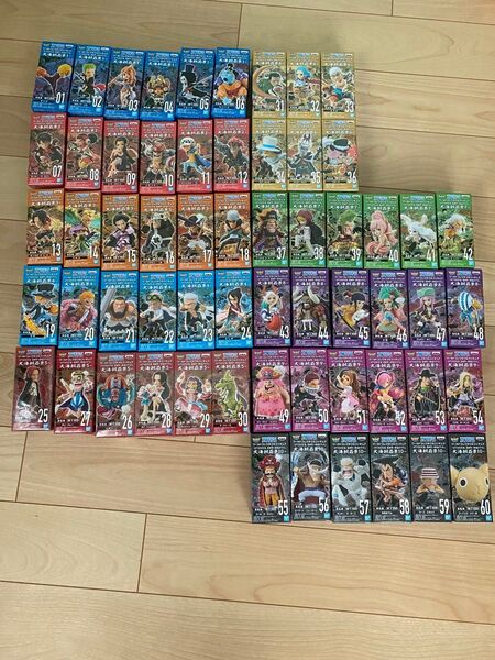 ワンピースワールドコレクタブルフィギュア 大百景 コンプリート 1〜60