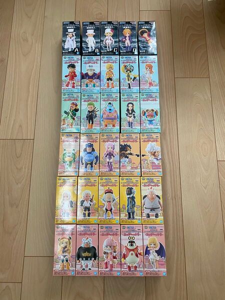 ワンピースワールドコレクタブルフィギュア 新章 エッグヘッド1〜5 コンプリート
