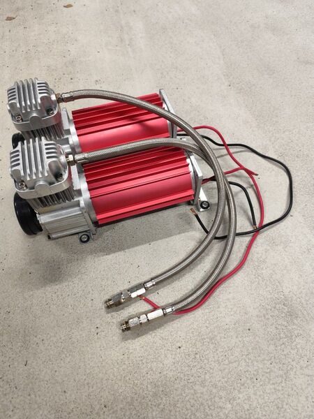 T-DEMAND エアサス コンプレッサー 2機セット ACC QUICK COMP