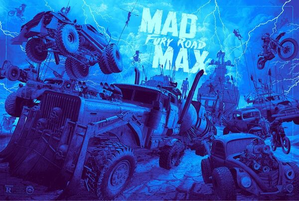 300枚限定 マッドマックス 怒りのデスロード シルクスクリーンポスター ジョージミラー フュリオサ MAD MAX MONDO