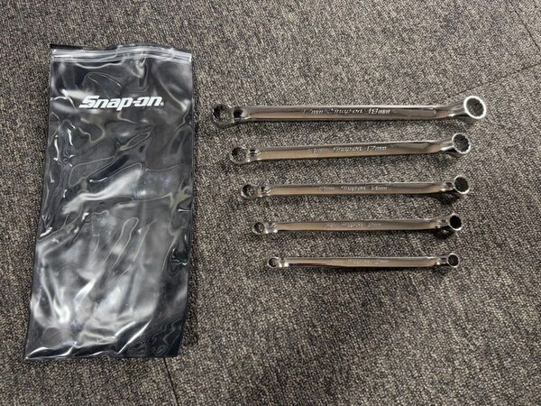 【新品】 Snap-On メガネレンチ セット オフセット ミリ 5本 ケース