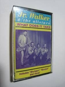 [ cassette tape ] JR. WALKER AND THE ALL STARS / WHAT DOES IT TAKE US version Junior * War car &ji* all * Star z