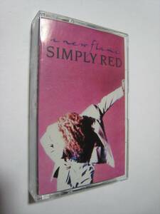 【カセットテープ】 SIMPLY RED / A NEW FLAME US版 シンプリー・レッド ニュー・フレイム