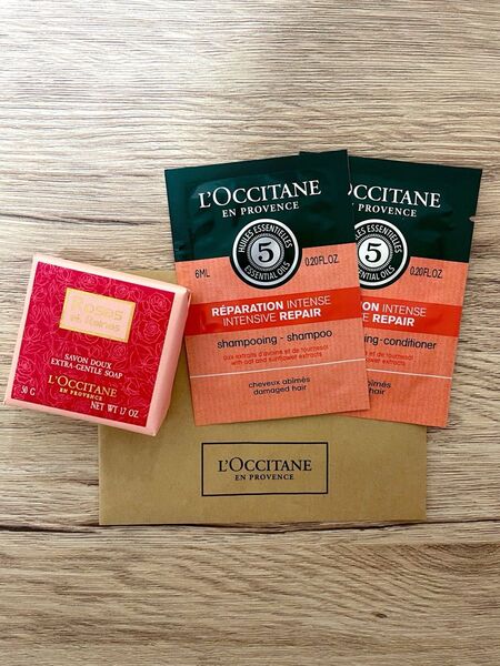 L'OCCITANE ロクシタン 化粧石鹸 バスソープ ローズ シャンプー・コンディショナー サンプルセット