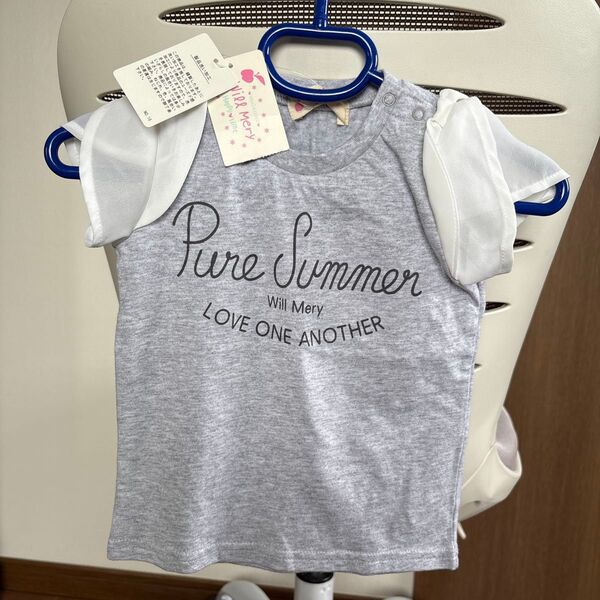 Will Mery ベビー服 Tシャツ 80 女の子 トップス 半袖
