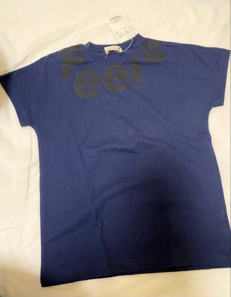 ブランシェス Tシャツ カットソー トップス 半袖 130cm ネイビー