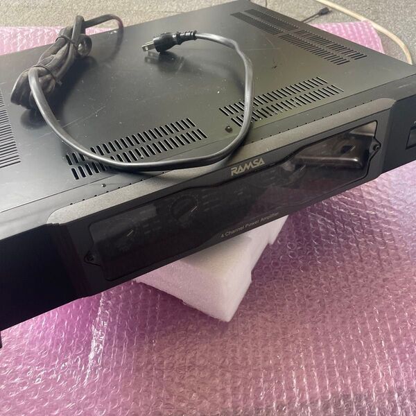 Panasonic パナソニック 4chパワーアンプ WP-D204 RAMSA/ラムサ オーディオ機器 音響機器 通電OK