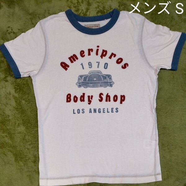 メンズ 半袖Tシャツ ユニクロ 古着 Sサイズ 綿100%