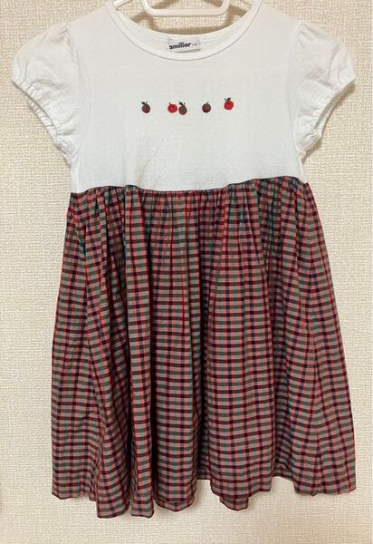 ファミリア 半袖ワンピース 110