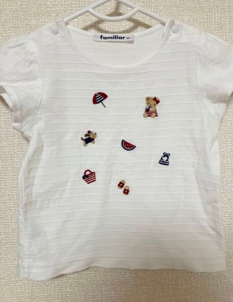 ファミリア 半袖Tシャツ 80