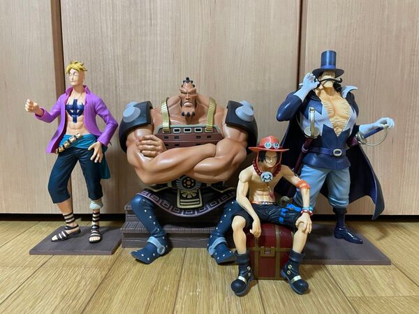 一番くじ ワンピース 白ひげ海賊団~オヤジと息子たち~ フィギュア4点セット
