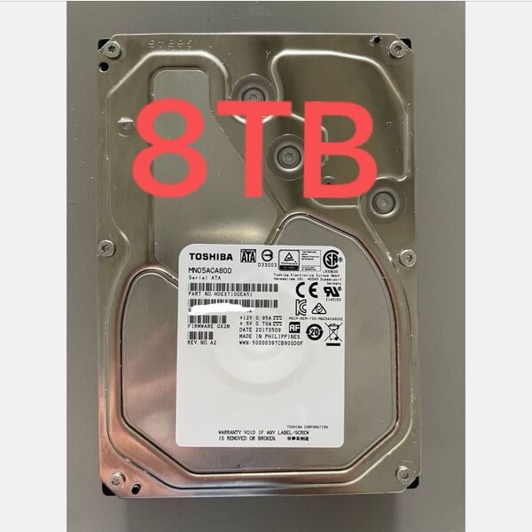 TOSHIBA MN05ACA800 8TB HDD