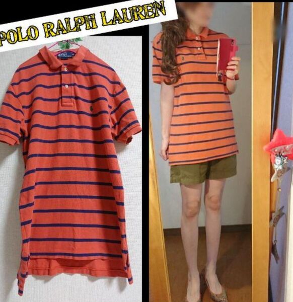 POLO Ralph Lauren 半袖 ポロシャツ メンズM ボーダー シャツ ワンピース ポロ ラルフローレン