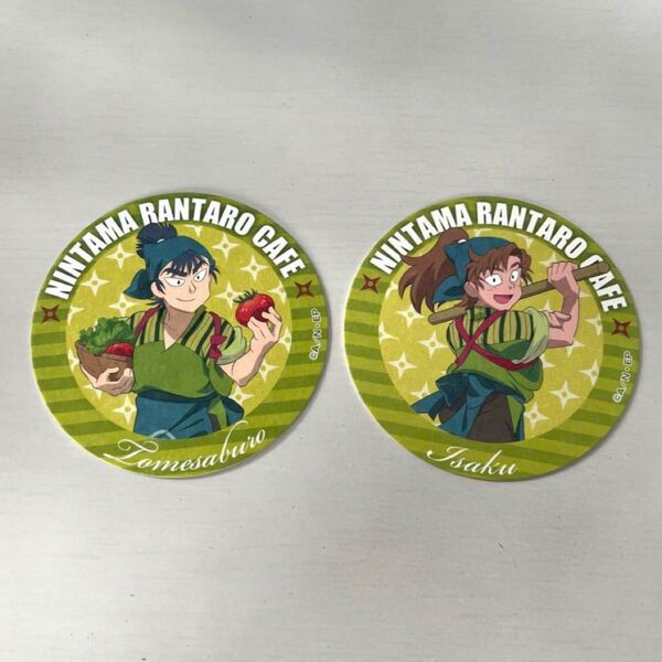 忍たま乱太郎 善法寺伊作 食満留三郎 コースター 茶屋 料理対決の段