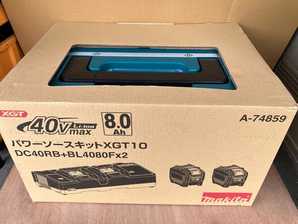 マキタ パワーソースキットXGT10 DC40RB+BL4080Fx2