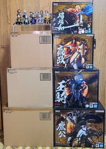 キングダム フィギュアーツzero 4体セット 未開封 王騎 政 公 楊端和 バンダイ