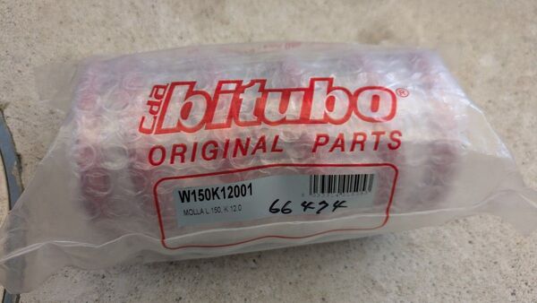 ビチューボ スプリング リヤサス用 内径59mm 長さ150mm 12kg 117.6N 新品 yss ナイトロン,オーリンズ