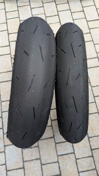 ダンロップ kr410 前後セット 使用80分