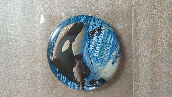 名古屋港水族館 シャチ 缶バッチ
