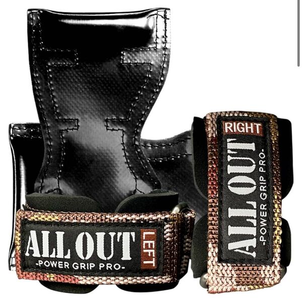 【美品】ALLOUT パワーグリップ プロ ブラック(Sサイズ)左右セット