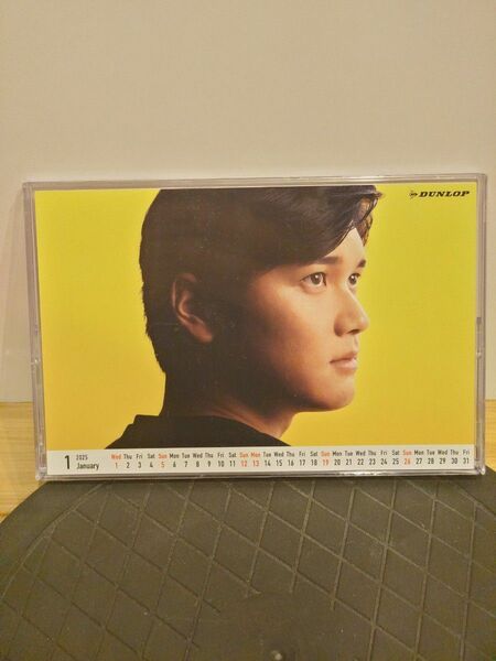 大谷翔平 カレンダー 2025 DUNLOP 非売品 新品未使用品 卓上カレンダー