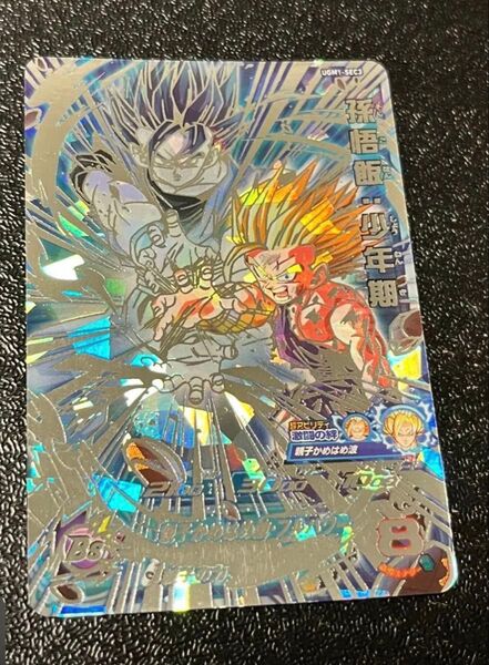 スーパードラゴンボールヒーローズ ugm1-sec3 孫悟飯少年期