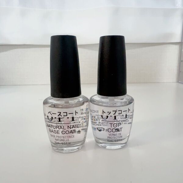 OPI トップコート&ベースコート2本セット ネイルポリッシュ マニキュア