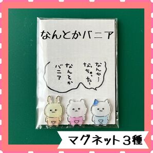 マグネット▽強力▽3種セット▽レジン▽ちいさい▽かわいい▽なんとかバニア▽プレゼント▽推し活