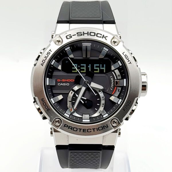 【美品】CASIO G-SHOCK カシオ Gショック G-STEEL Gスチール GST-B200D-1AJF 腕時計 ソーラー