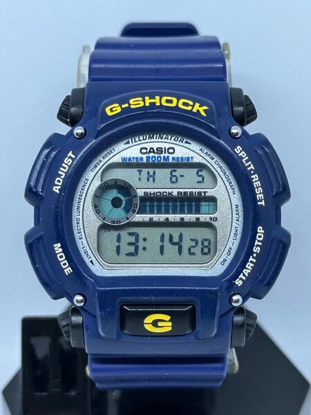 CASIO G-SHOCK DW-9052 6/3新品電池交換済 カシオ ジーショック ブルー ネイビー イエロー 1659
