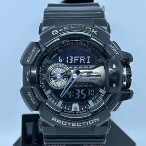 良品 CASIO G-SHOCK GA-400GB 6/12新品電池交換済 カシオ ジーショック 大型ロータリースイッチ