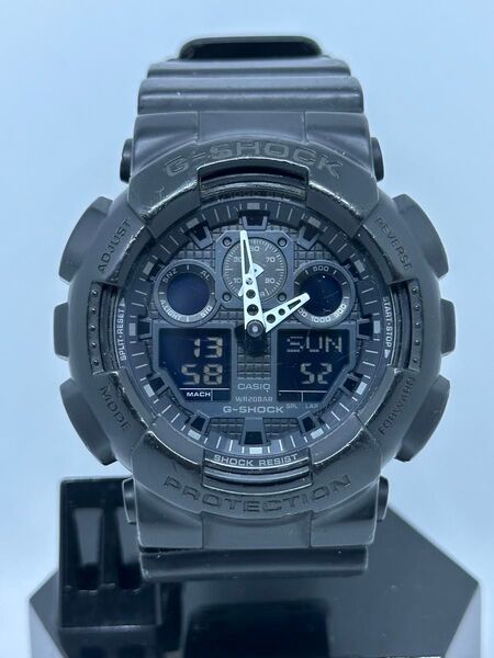CASIO G-SHOCK GA-100C 6/21新品電池交換済 カシオ ジーショック オールブラック