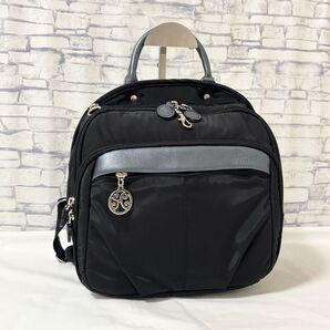 【未使用級】カナナプロジェクト・2way リュック バックパック ナイロン ブラック