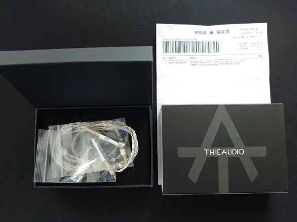 THIE AUDIO EST Cable 2025/5/12購入 新品同様品