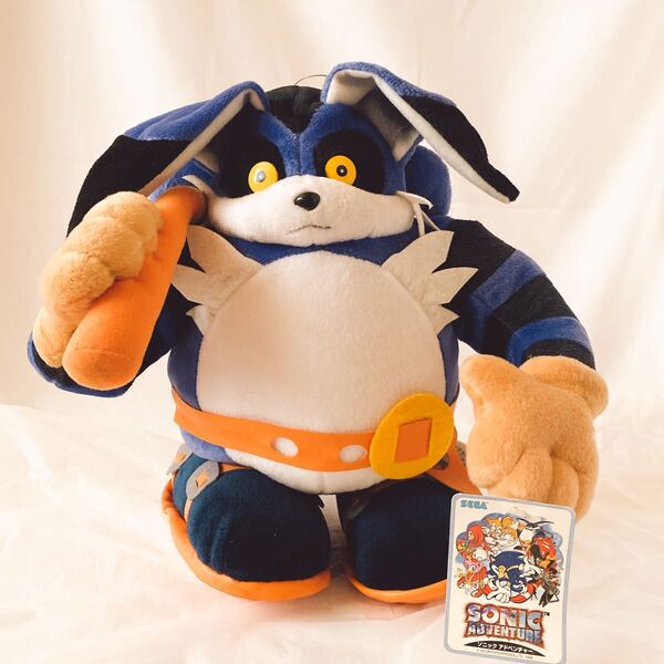 ソニックアドベンチャー ビッグ・ザ・キャット ぬいぐるみ 1999年 セガ SEGA Sonic Adventure レア 貴重