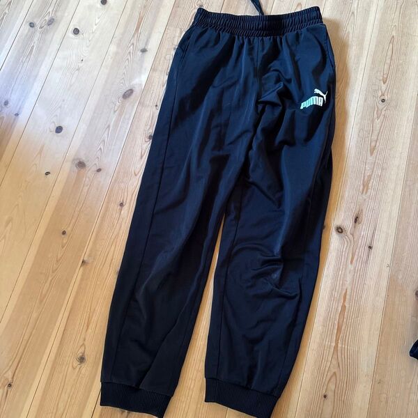PUMA ジャージズボン 黒 ブラック 150