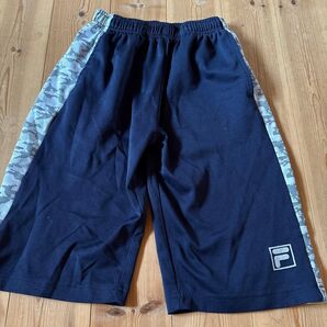 FILA ハーフパンツ ネイビー カモフラ柄 スポーツウェア