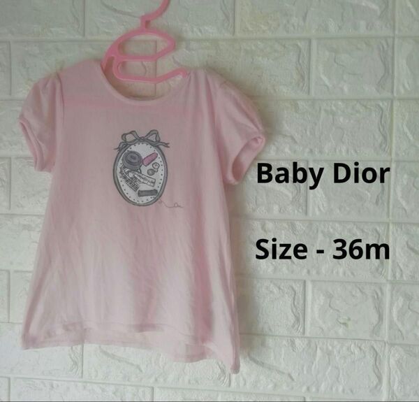Baby Dior ベビーディオール Tシャツ トップス ベビー キッズ 女の子 ディオール 90 95