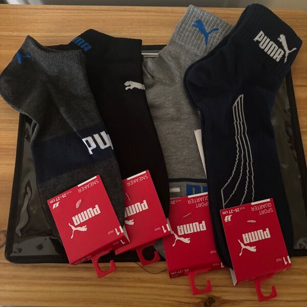 PUMAメンズ靴下4足 25〜27㎝