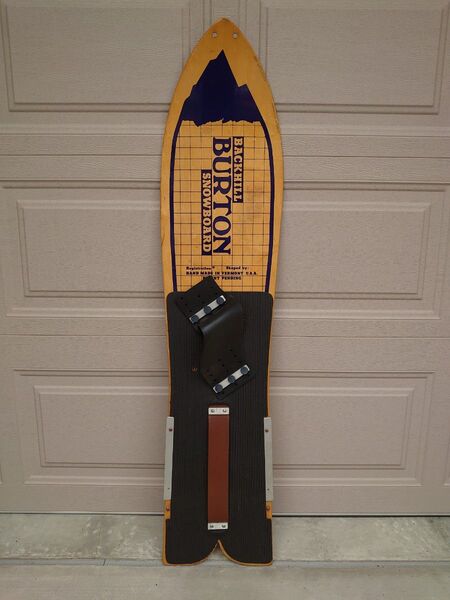 【極希少】BURTON BACKHILL バートン バックヒル スノーボード ヴィンテージ 1980年代製造 未使用品 入手困難
