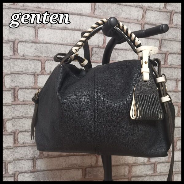genten ゲンテン アルテ 2way ハンドバッグ ショルダーバッグ ミニ