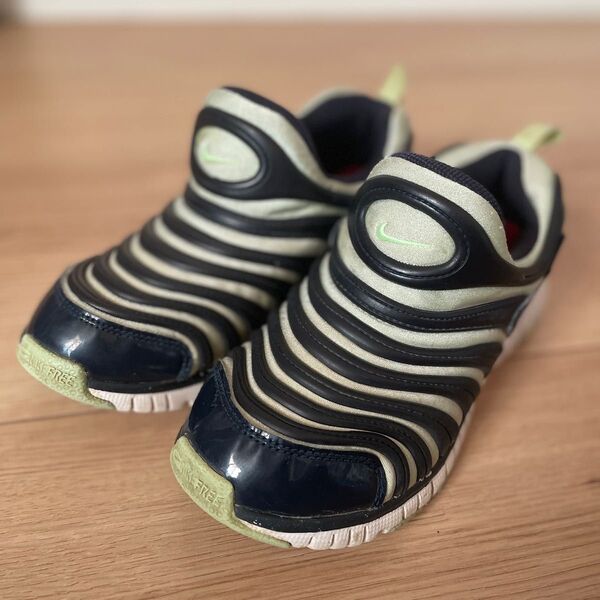 NIKE ナイキ ダイナモフリー ダイナモ スリッポン キッズ 子供 靴 21.5