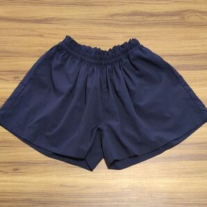 130 ネイビー ショートパンツ キュロット