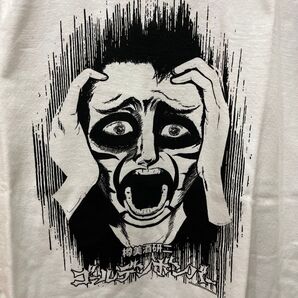 樽美酒研二 洗礼Tシャツ Lサイズ 楳図かずお×ゴールデンボンバー ホワイト