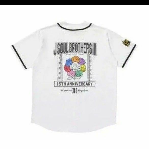 【FC限定】三代目J SOUL BROTHERS KINGDOM ベースボールシャツ WHITE