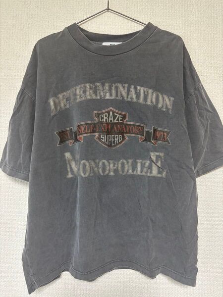 WEGO ヴィンテージTシャツ ウォッシュ加工 M