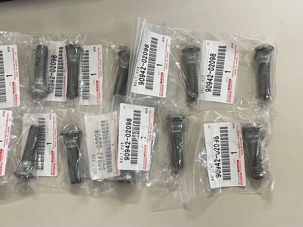 トヨタ純正 ロングハブボルト 10本セット 未使用品 KYO-EI.GX81.JZA70.GZ20.JZX100.JZX90